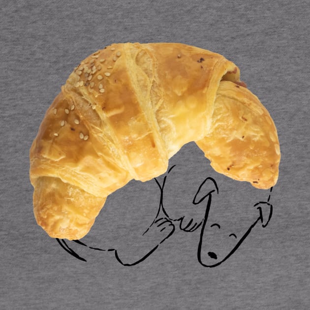 Croissant dog by cintascotch